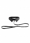 Classic Collar with Leash - Black