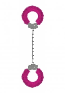 Beginner's Furry Legcuffs  - Pink