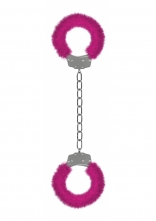 Beginner's Furry Legcuffs  - Pink