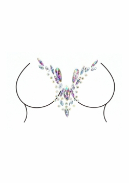 Dazzling Deep-V Cleavage   Bling Sticker