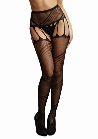 Crotchless Cut-Out Pantyhose