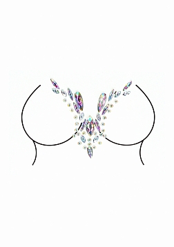 Dazzling Deep-V Cleavage   Bling Sticker