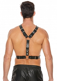 Men\'s Harness with Metal Bit - One Size