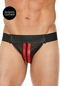 Plain Front With Zip Jock - L/XL - Red