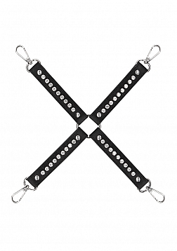 Hogtie Connector with Diamonds