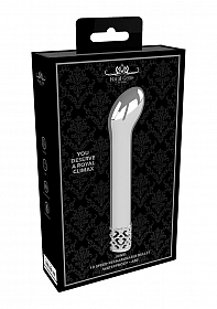 Royal Gems - Jewel - ABS Rechargeable Bullet - Silver..