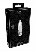 Royal Gems - Glitter - ABS Rechargeable Bullet - Silver..