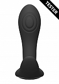 VIVE-KATA Rechargeable Triple Motor Hands-Free Silicone Vibrator - Black..