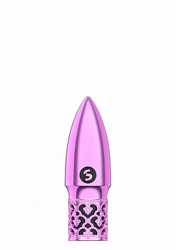 Glitter - Rechargeable ABS Bullet - Pink