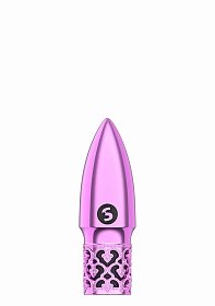Glitter - Rechargeable ABS Bullet - Pink