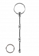 Urethral Sounding - Ribbed Plug With Ring