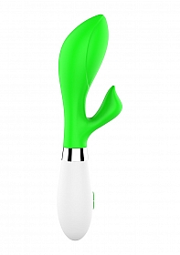 Achelois - Ultra Soft Silicone - 10 Speeds - Neon Green..