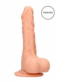 Dong with testicles 7'' / 17 cm - Flesh