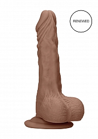 Dong with testicles 8'' / 20 cm - Tan