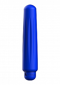 Delia - ABS Bullet With Sleeve - 10-Speeds - Royal Blue