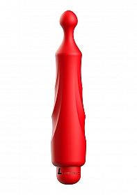 Dido - ABS Bullet With Silicone Sleeve - 10-Speeds - Red..