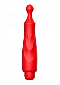 Dido - ABS Bullet With Silicone Sleeve - 10-Speeds - Red..
