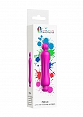 Demi - ABS Bullet With Silicone Sleeve - 10-Speeds - Fuchsia..
