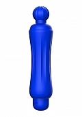 Demi - ABS Bullet With Silicone Sleeve - 10-Speeds - Royal Blue..