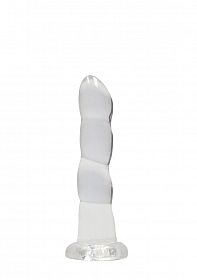 7'' / 17cm Non Realistic Dildo Suction Cup - Transparent