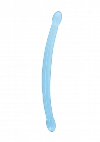 17'' / 42cm Non Realistic Double Dildo - Blue