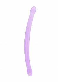 17'' / 42cm Non Realistic Double Dildo - Purple