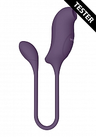 Quino - Air Wave & Vibrating Egg Vibrator - Purple - Tester