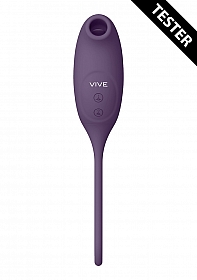 Quino - Air Wave & Vibrating Egg Vibrator - Purple - Tester..