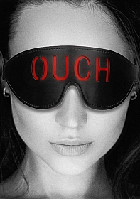 Bonded Leather Eye Mask "Ouch"