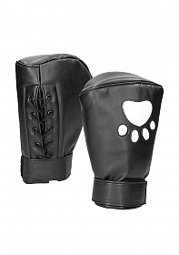 Ouch Puppy Play - Neoprene Mitts Boxing Gloves - Black