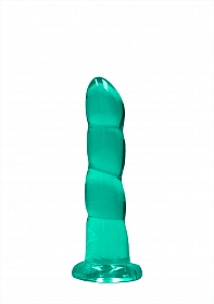 7'' / 17cm Non Realistic Dildo Suction Cup - Turquoise