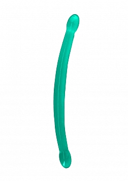 17'' / 13cm Non Realistic Double Dildo - Turquoise