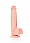 Dildo with Balls and Suction Cup - 7''/ 18 cm