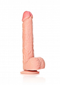 Dildo with Balls and Suction Cup - 10''/ 25,5 cm
