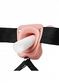 Hollow Strap-On with Balls - 7\
