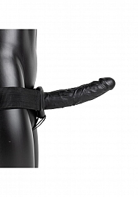 Hollow Strap-on without Balls - 8'' / 20,5 cm - Black