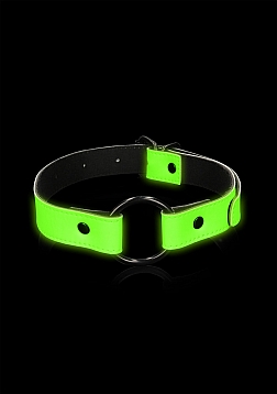 O-Ring Gag - Glow in the Dark - Neon Green/Black
