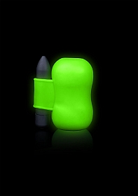 Vibrating Masturbator - Glow in the Dark - Neon Green