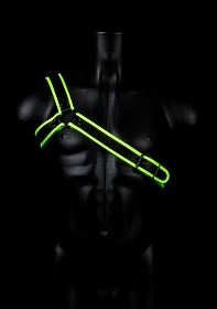 Gladiator Harness - GitD - Neon Green/Black - L/XL