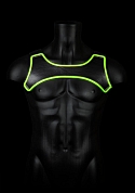 Neoprene Harness - GitD - Neon Green/Black - L/XL