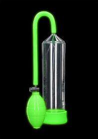 Classic Penis Pump - Glow in the Dark - Neon Green