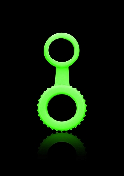 Cock Ring & Ball Strap - Glow in the Dark