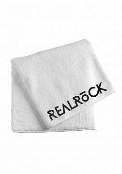 RealRock - Towel - White/Black
