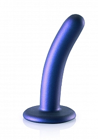 Smooth G-Spot Dildo - 5'' / 12 cm - Metallic Blue