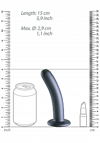 Smooth Silicone G-Spot Dildo - 6\'\' / 14,5 cm