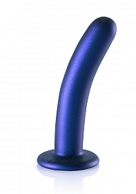 Smooth G-Spot Dildo - 6'' / 14,5 cm - Metallic Blue