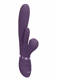 Thrusting GSpot, Flapper, Air Wave Clit Stimulator - Purple