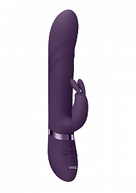 Vibrating and Rotating Wiggle G-Spot Rabbit - Purple