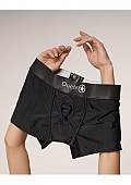 Ouch! Vibrating Strap-on Boxer - Black - XL/XXL