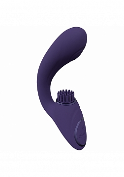 Vive - Gen - Motor triple recargable - Vibrador de punto G con onda de pulso y cerdas vibrantes - P&